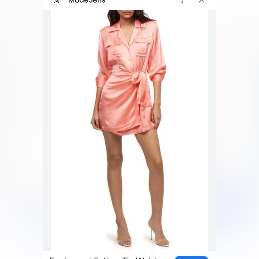 Equipment Fatima Wrap
Shirtdress - Flamingo Pink(M) - Picture 4 of 10
